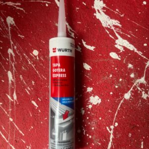 Tapa Goteras Canaletas Express Würth Color Gris 230ml