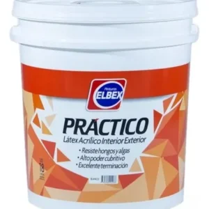 Pintura Interior Exterior Elbex Acrilica Lavable 18l