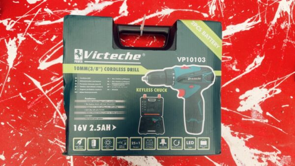 Taladro Inalámbrico 3/8 10mm 10v Victeche