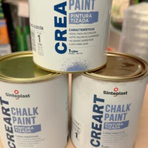 Creart Chalk Pintura A La Tiza Sinteplast 1l Color Blanco Algodon