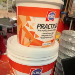 Pintura Interior Exterior Elbex Acrilica Lavable 18l